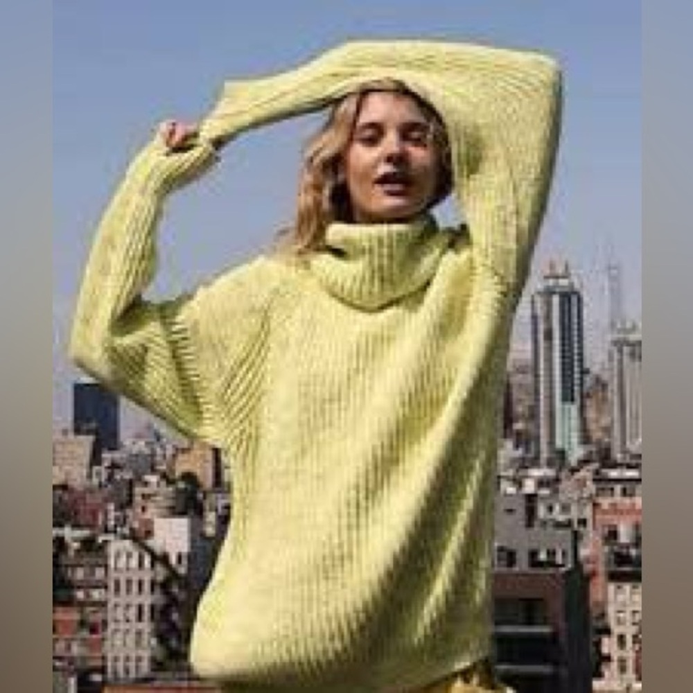 Free People Leo Cowl Neck Sweater